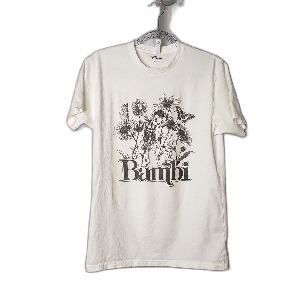 Disney Bambi White T Shirt Size Medium